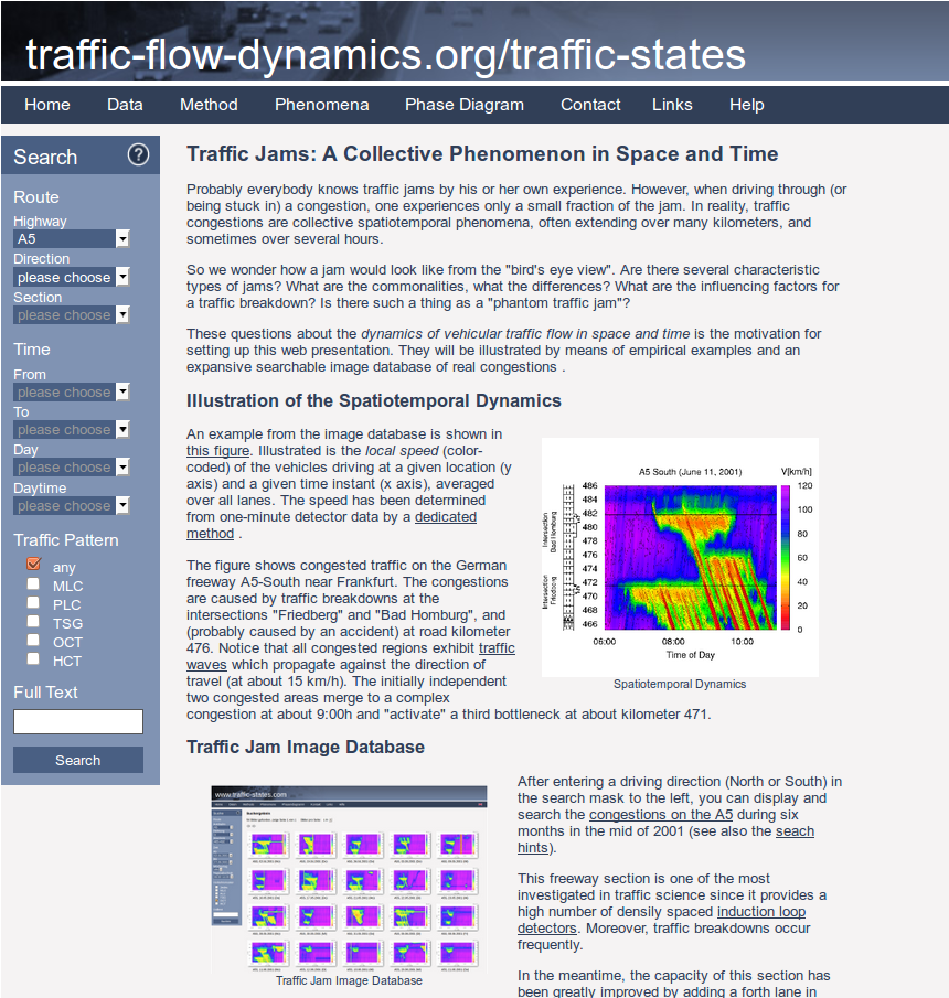 traffic-states website